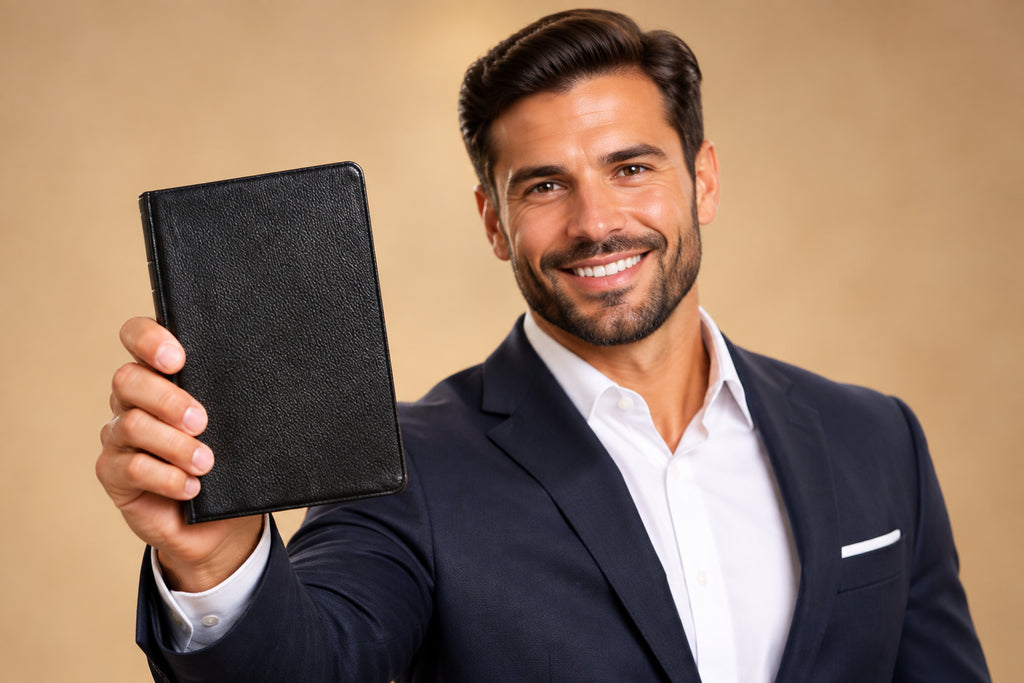 KJV Super Giant Print Reference Bible, Black Imitation Leather