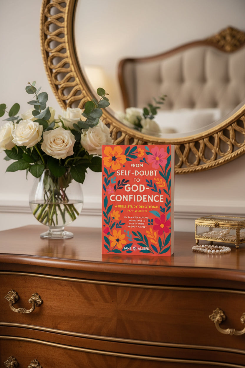From Self-Doubt to God-Confidence: A Bible Study Devotional for Women: 40 Days to Healing, Confidence & Self-Worth Through Christ - Paperback