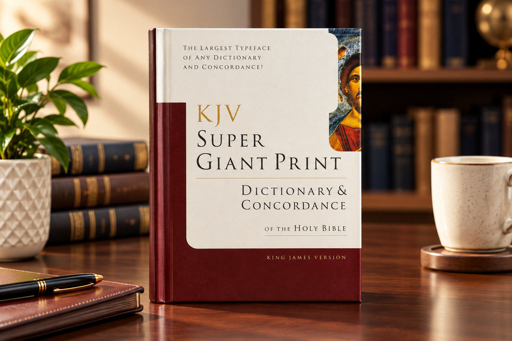 Super Giant Print Bible Dictionary and Concordance