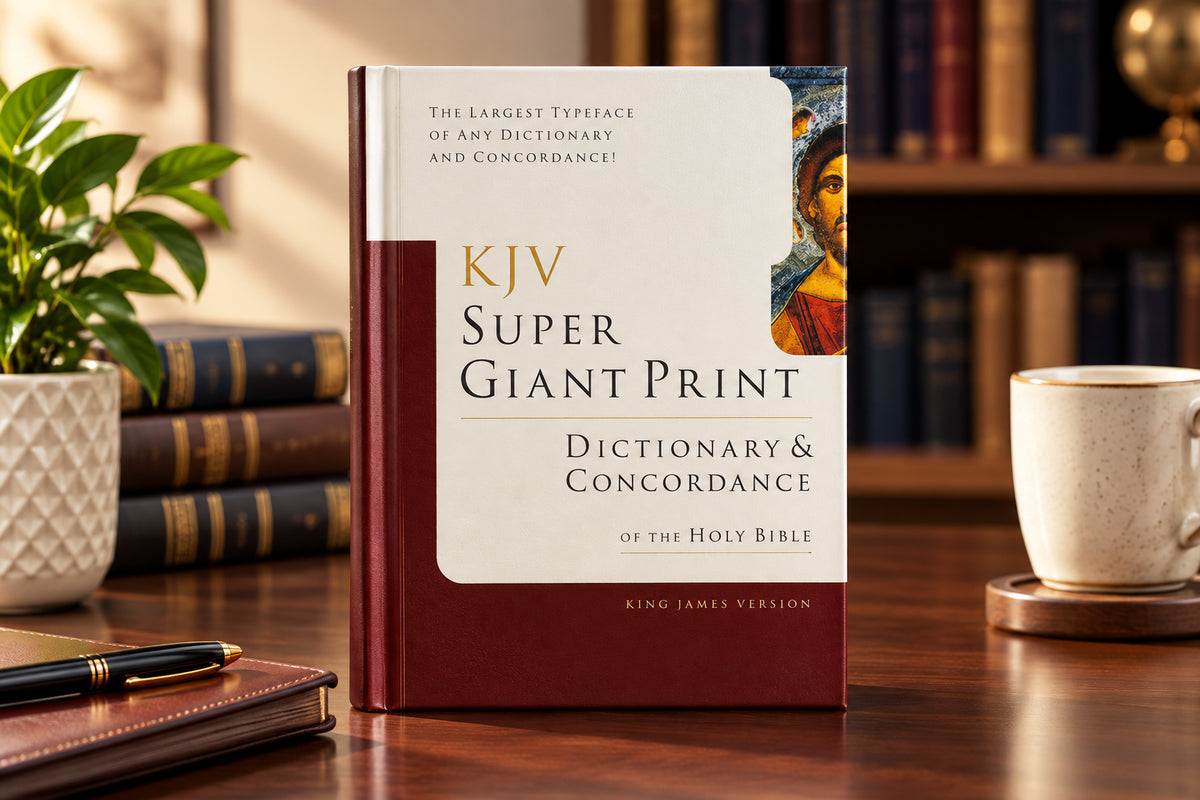 Super Giant Print Bible Dictionary and Concordance