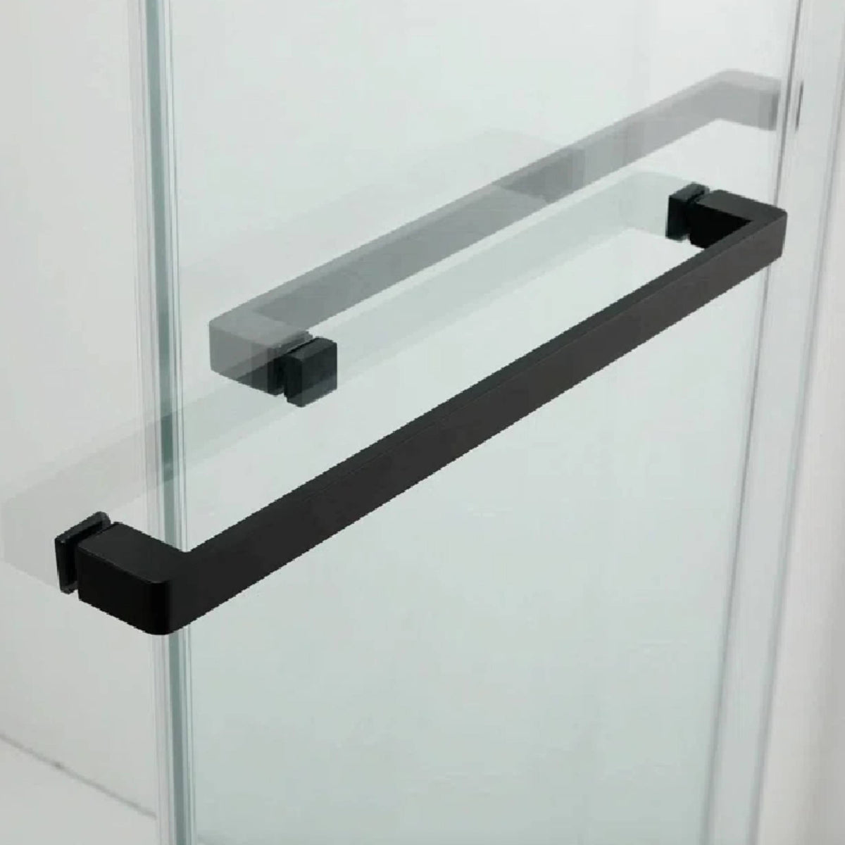 60''W X 76'' H Double Sliding Frameless Shower Door with Clear Glass
