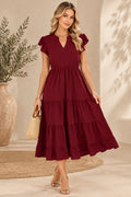 Women's V-neck  Breathable Casual Fairy Dress