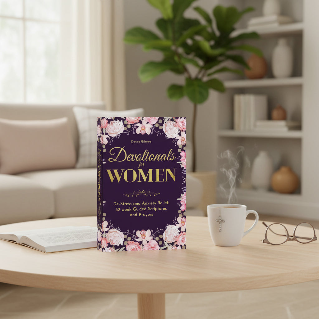 Devotionals for Women: De-Stress and Anxiety Relief. 52-Week Guided Scriptures and Prayers - Hardcover