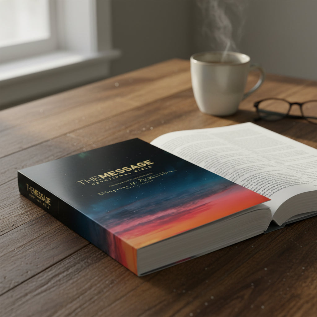 The Message Devotional Bible: Featuring Notes & Reflections from Eugene H. Peterson - Hardcover