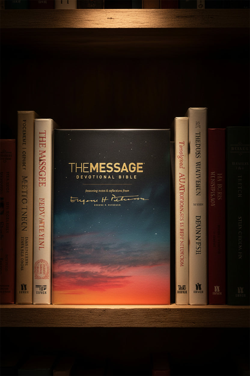 The Message Devotional Bible: Featuring Notes & Reflections from Eugene H. Peterson - Hardcover