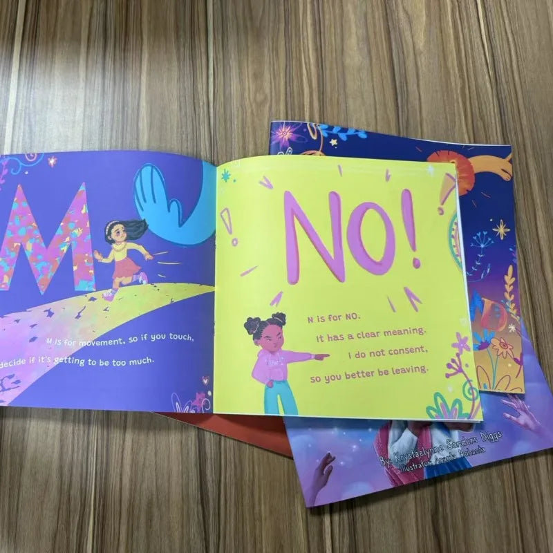 4 books in 1 set Children's English books where hands go baby education books
