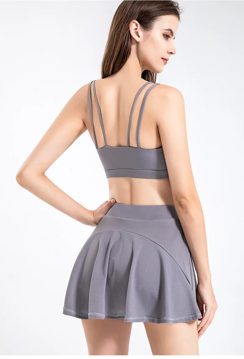 Women Shorts Skirts for High Waist Breathable Skirts Gym Yoga Fitness Tennis