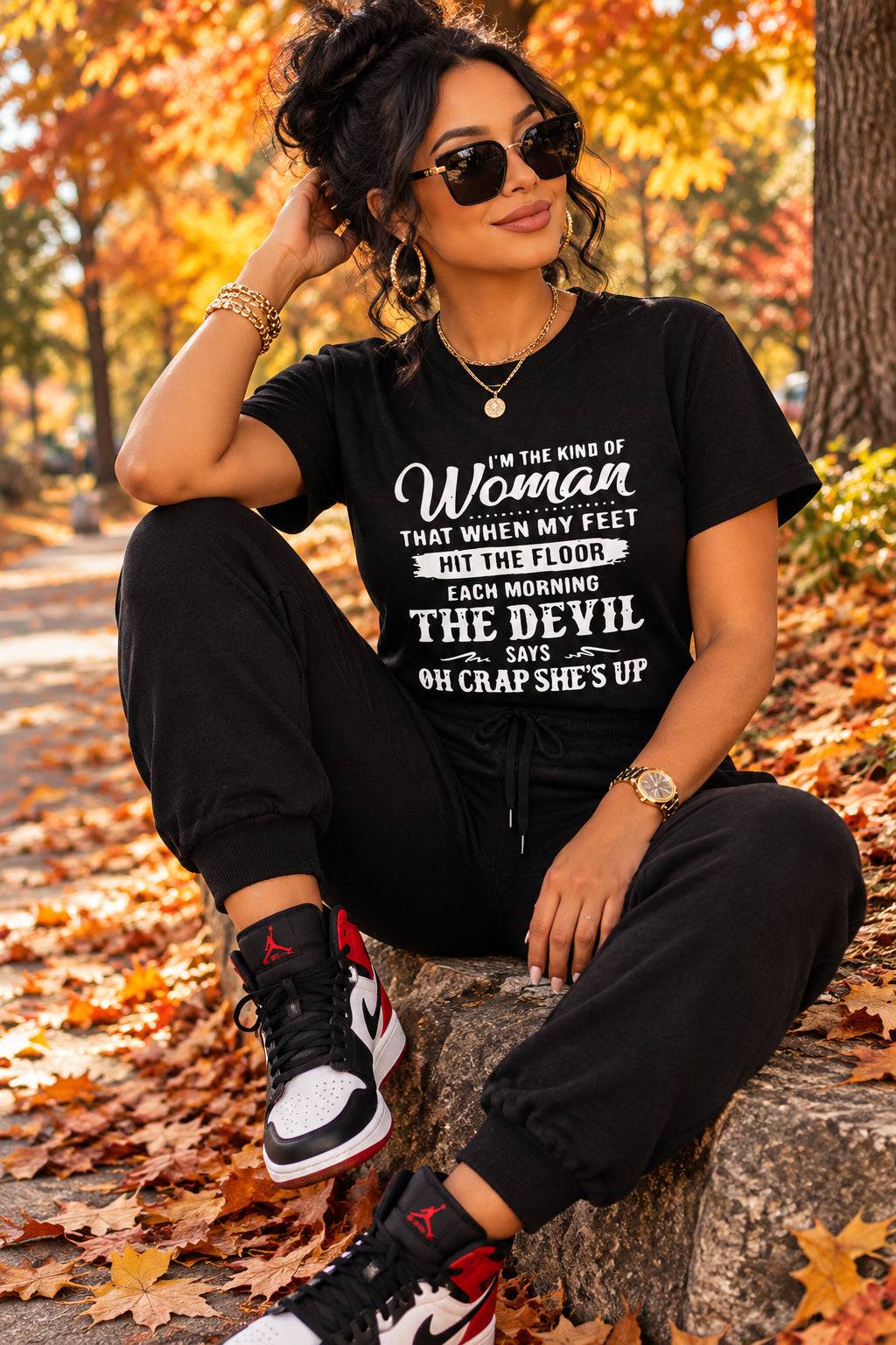 Spiritual Treasures "I Am That Kind of Woman"graphic T-Shirt
