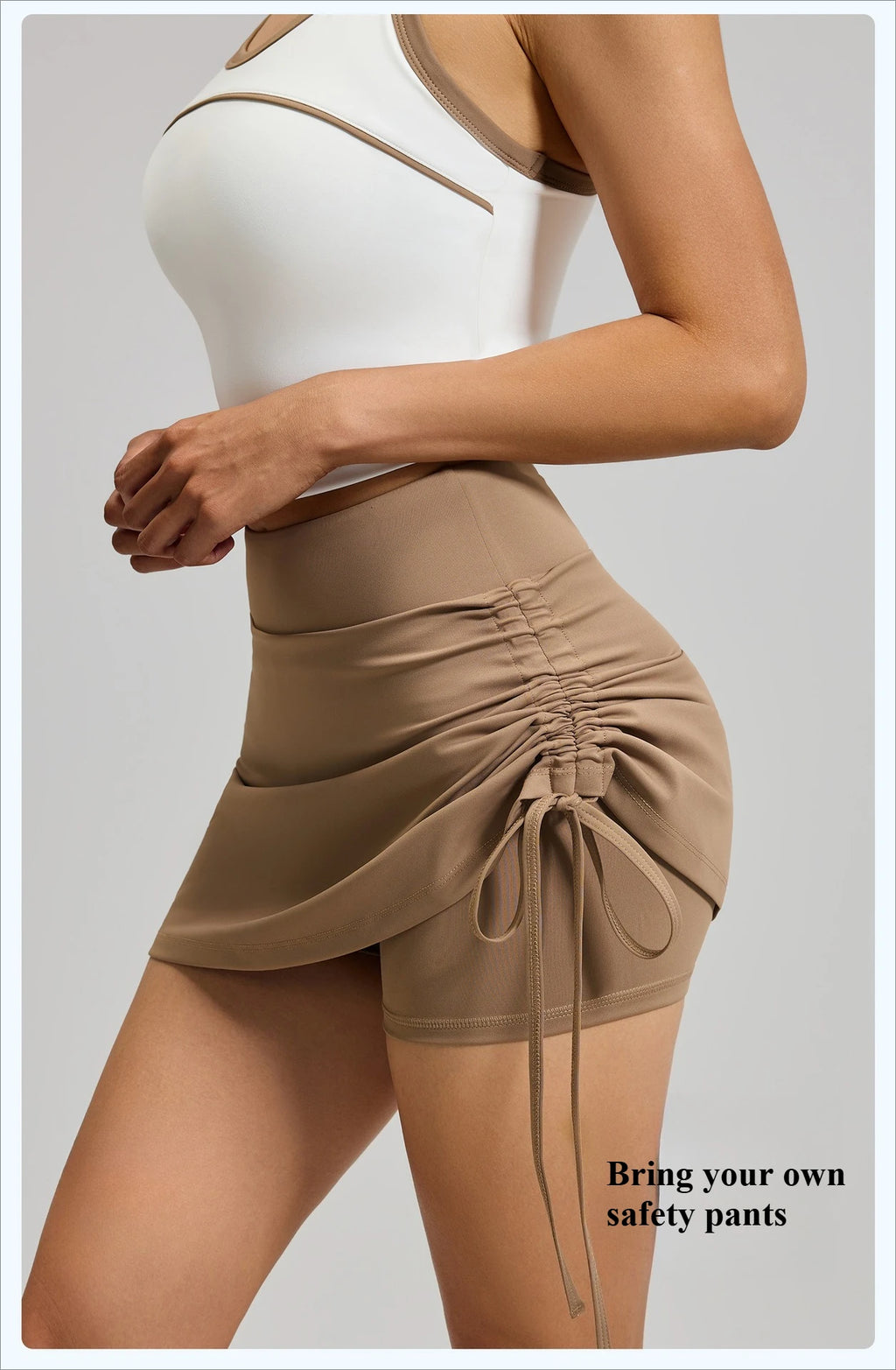 Women High Elastic Fitness Skirts Yoga