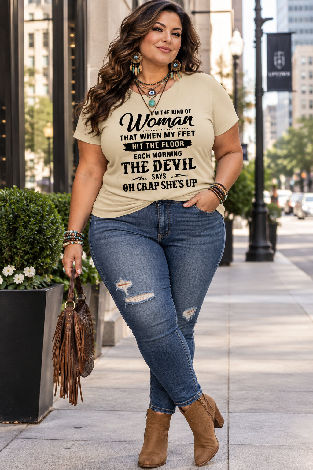Spiritual Treasures "I Am That Kind of Woman"graphic T-Shirt