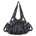 Women Fashion Versatile Handbags Large Shoulder Bags PU Satchel Shoulder Purse Bag