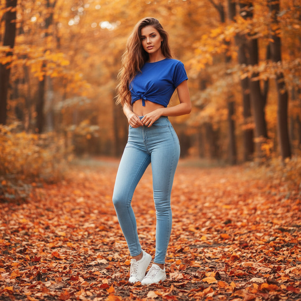 Women's Butt Lifting Skinny Jeans Plus Size Slim Fit Jeans for Women
