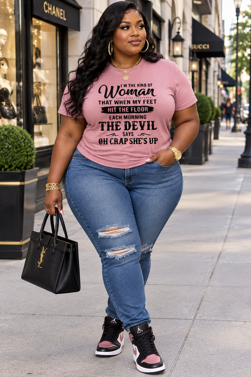 Spiritual Treasures "I Am That Kind of Woman"graphic T-Shirt