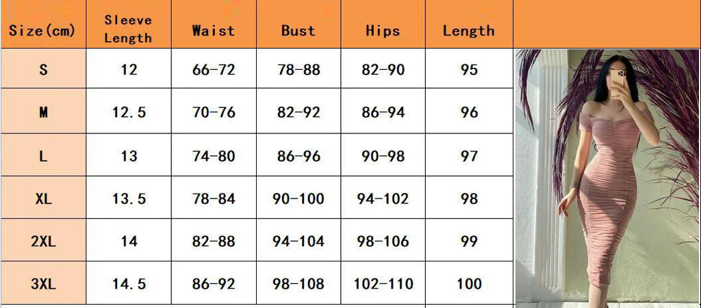 Women Midi Bodycon Dress Elegant Sexy