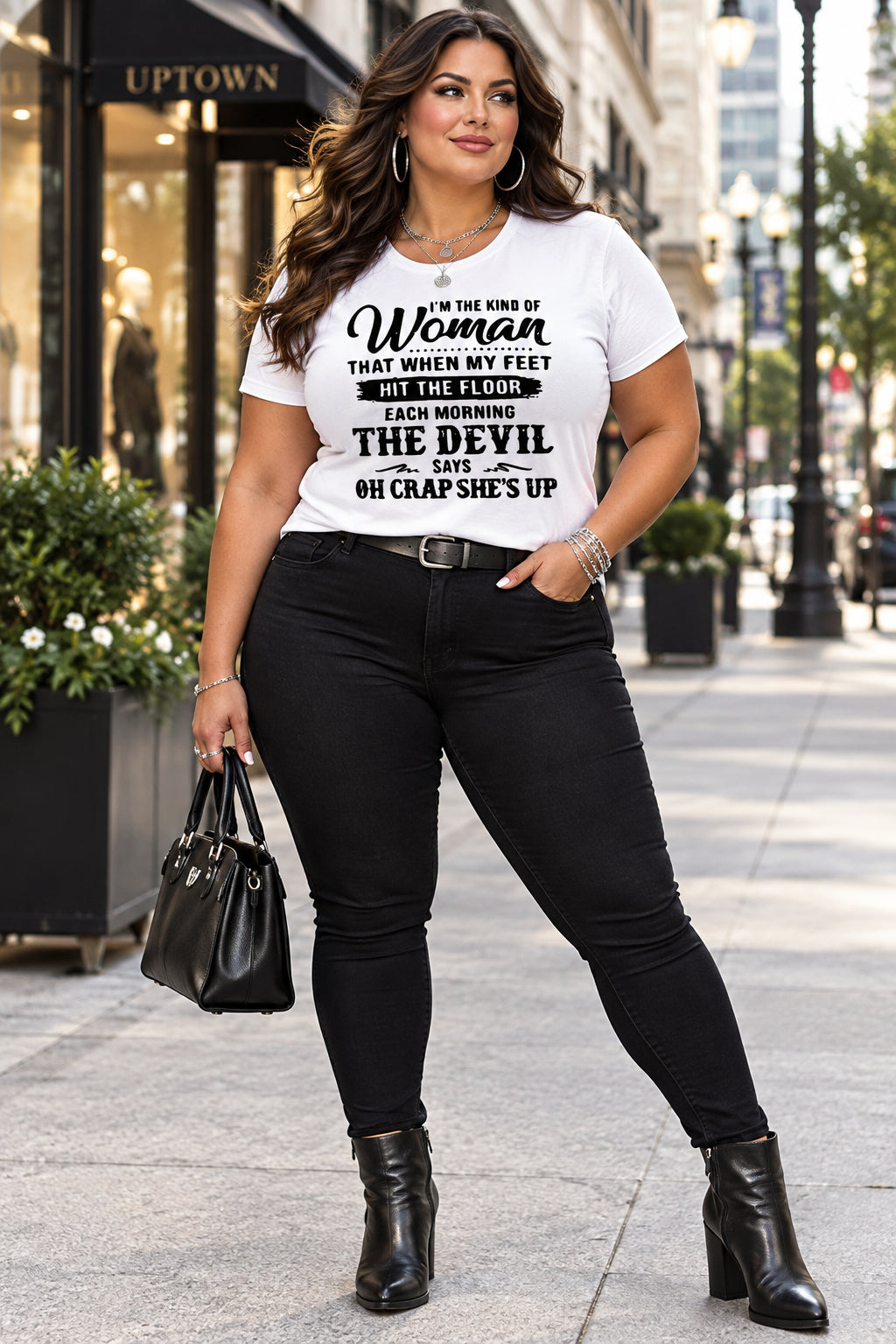 Spiritual Treasures "I Am That Kind of Woman"graphic T-Shirt