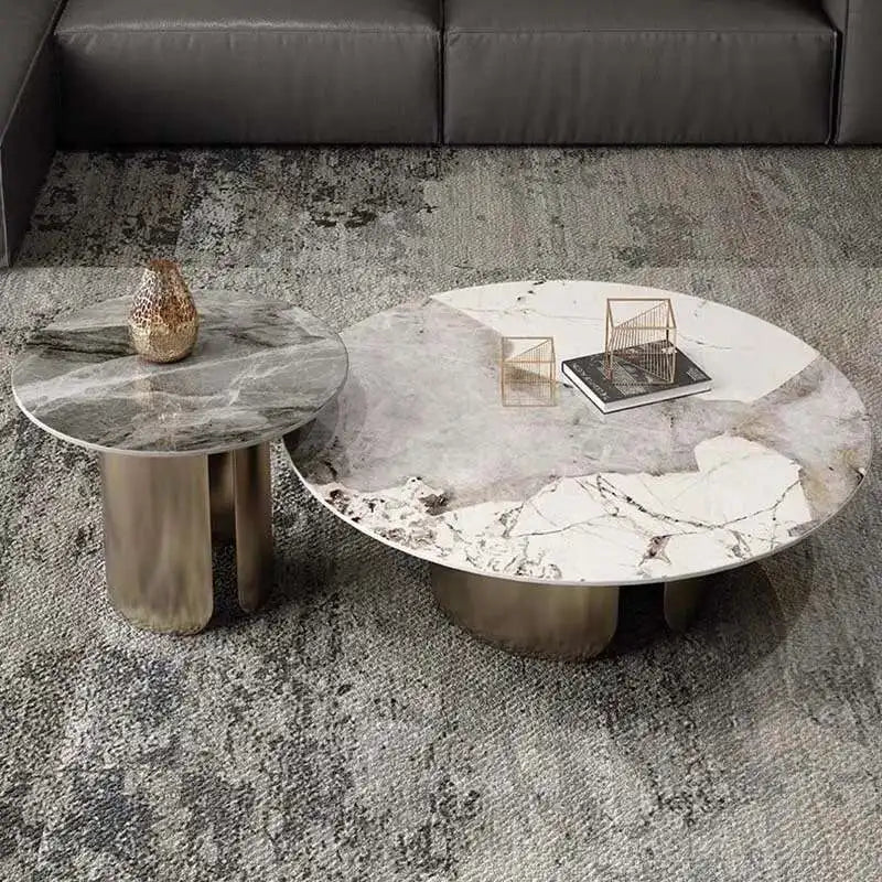 Marble Coffee Tables Mid Century Large Legs Organizer Entryway Home Furniture
