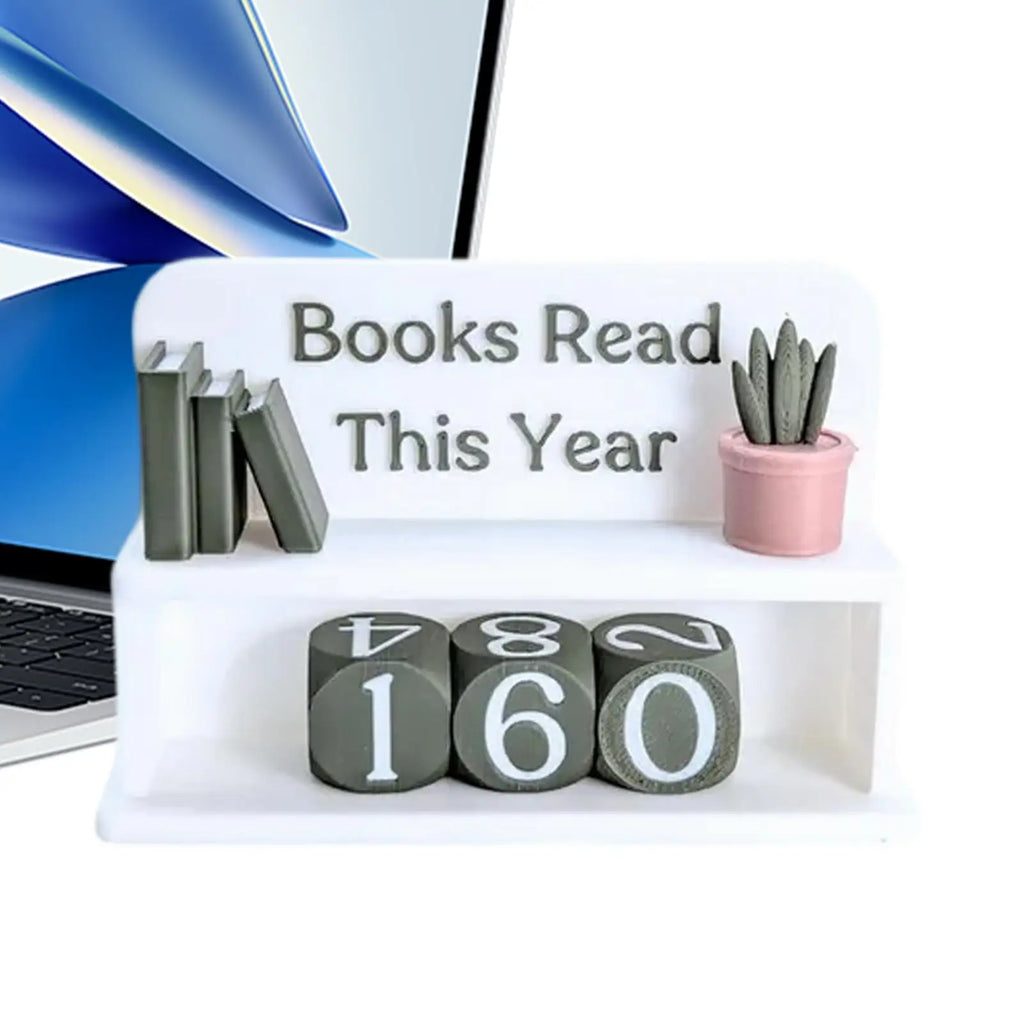 Books Read This Year Counter Book Track Shelf