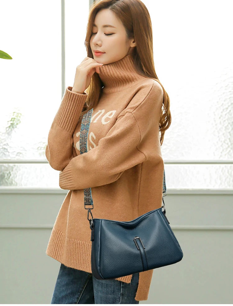 Hot Luxury Soft sheepskin Women bags New fashion women messenger bags Vintage Female Shoulder bag Washed Leather Ladies handbags