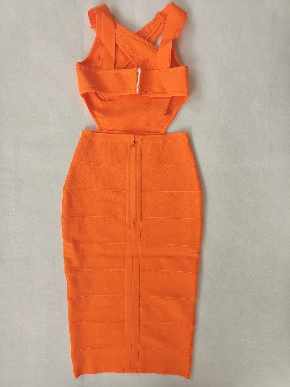 Women's Bandage Summer Keyhole Cross Bodycon Dress