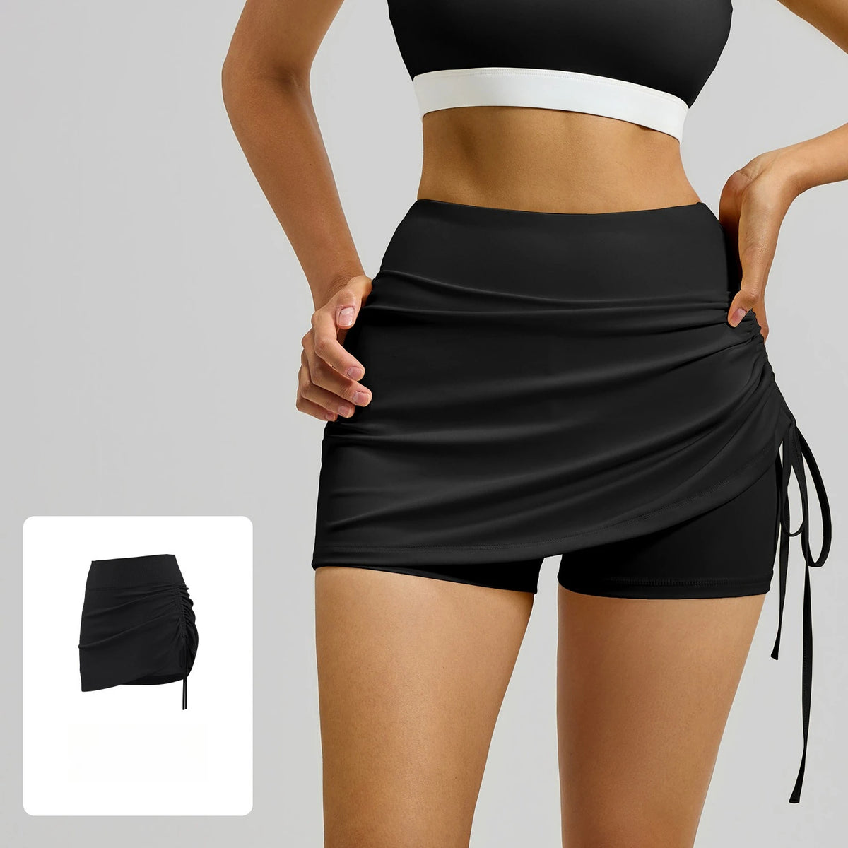 Women High Elastic Fitness Skirts Yoga