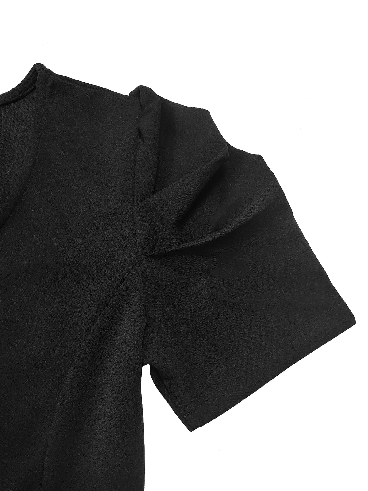 Women's Solid Color V Neck Jumpsuit, Elegant Style Fashion Casual Jumpsuit for Spring