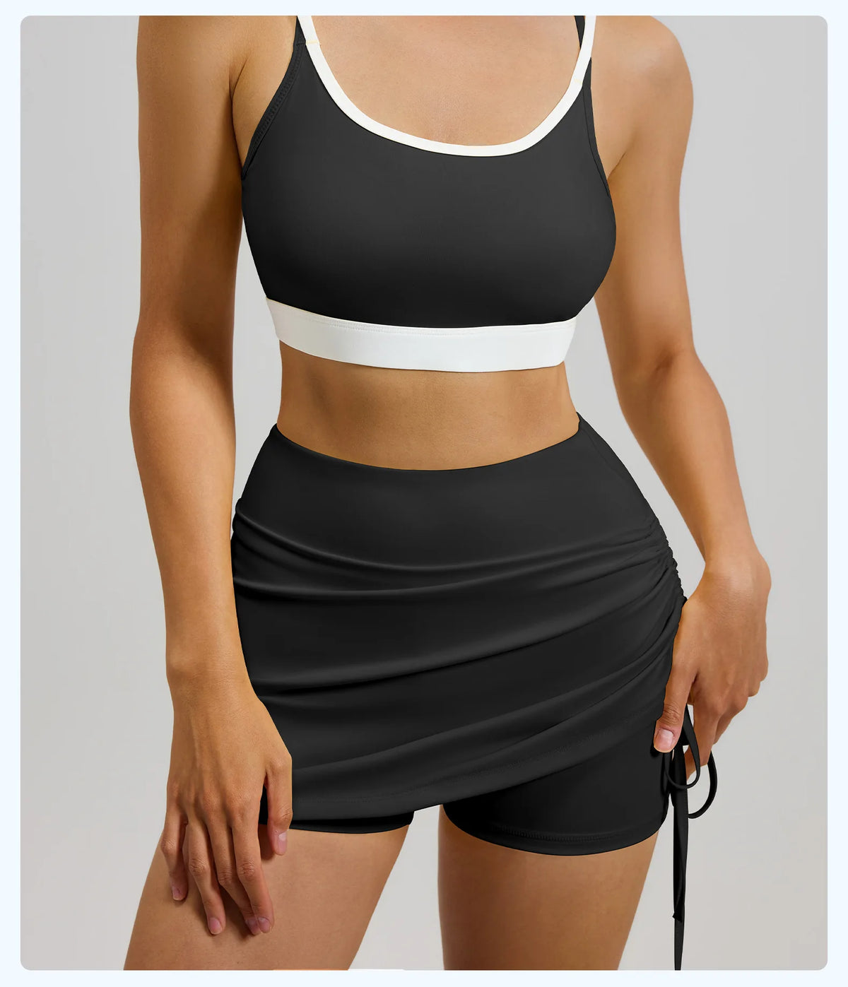 Women High Elastic Fitness Skirts Yoga
