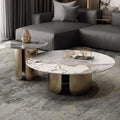 Marble Coffee Tables Mid Century Large Legs Organizer Entryway Home Furniture
