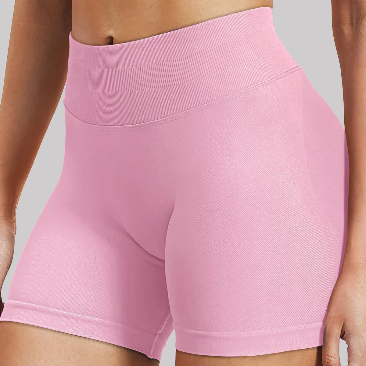 Women's Fitness High Stretch Seamless Summer Shorts Gym Yoga Running