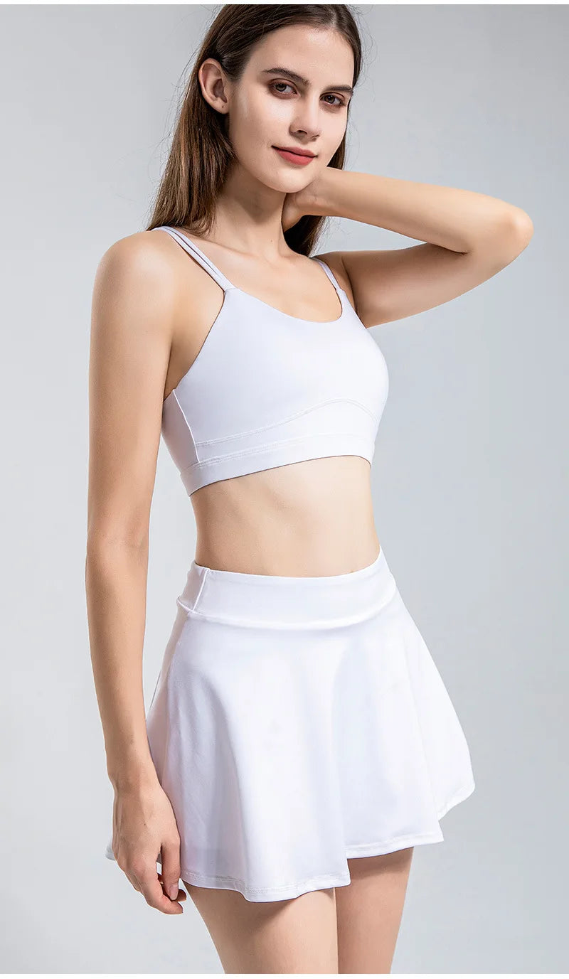 Women Shorts Skirts for High Waist Breathable Skirts Gym Yoga Fitness Tennis