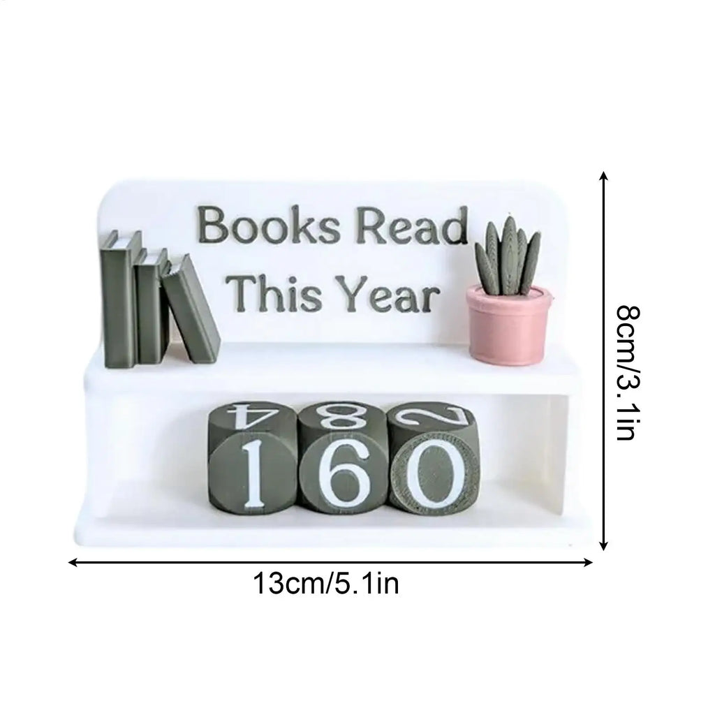 Books Read This Year Counter Book Track Shelf