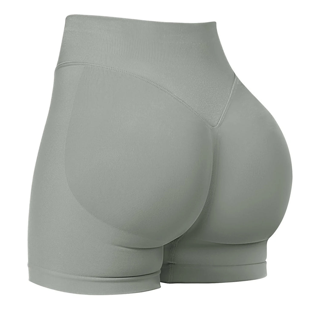 Women's Fitness High Stretch Seamless Summer Shorts Gym Yoga Running