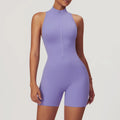 Women Fitness Sleeveless Slim tight fitted Jumpsuit