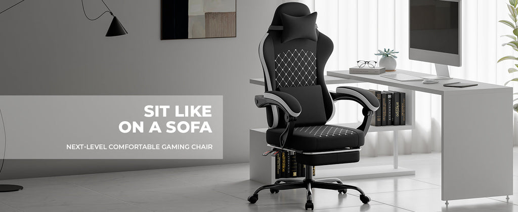 Gaming Chair with Massage and Ergonomic Design