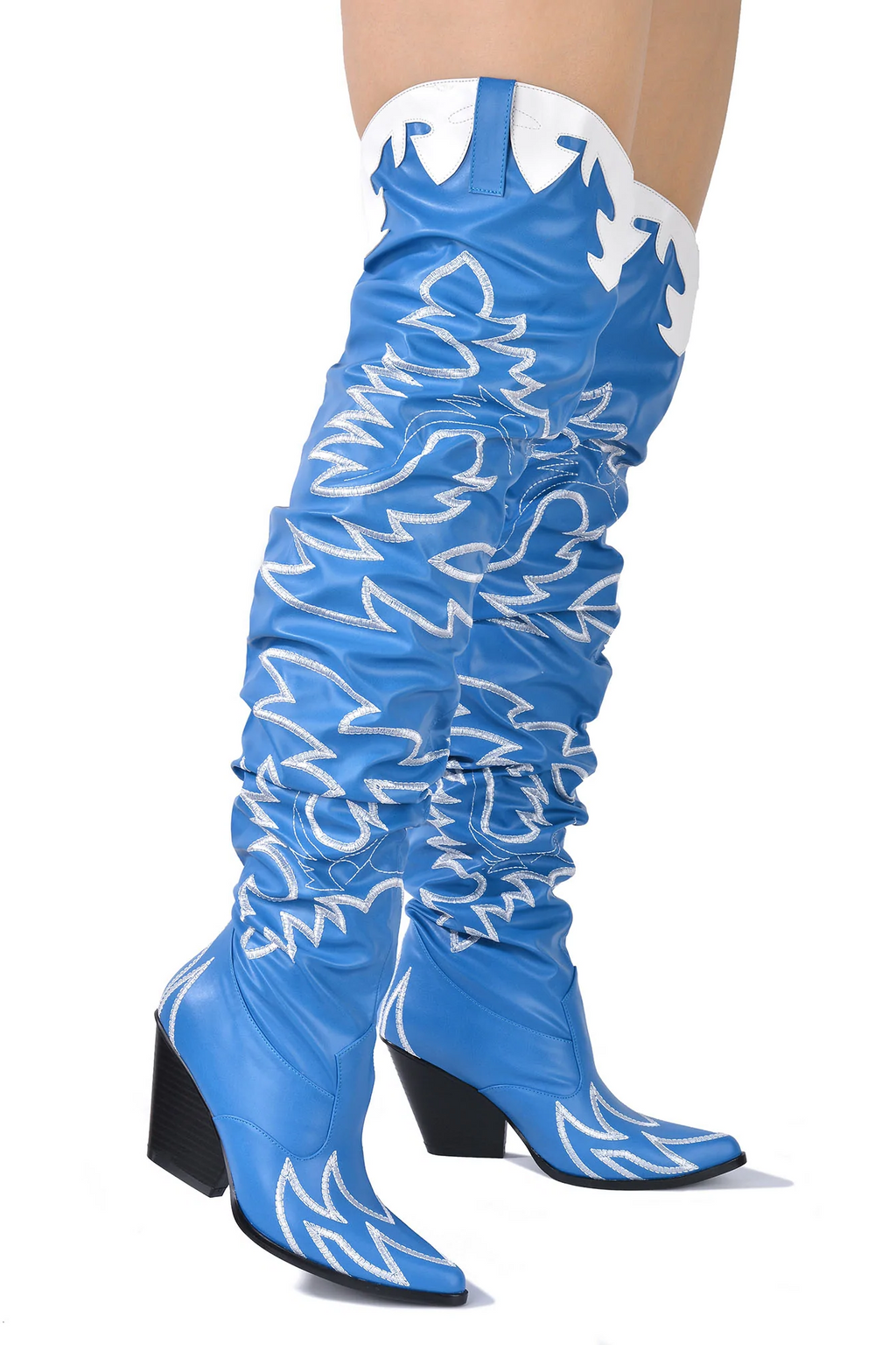 Stylish Over the Knee Kelsey Cowboy Boots